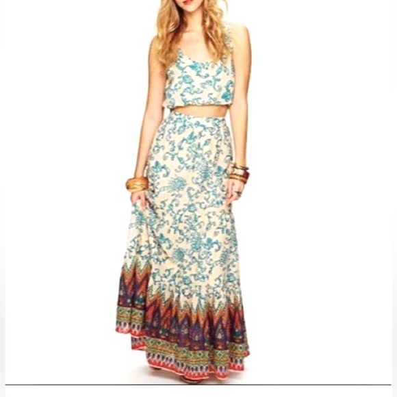 Free people Boho Maxi Skirt (never worn just washed) sz small - Picture 2 of 11